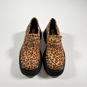 Steve Madden Leopard Print Platform Shoes